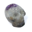 Carved Crystal Agate Skull - The Sprit Of The Ancients (723g)