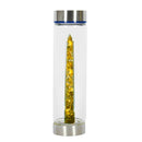 Bewater Joy Abundance Glass Bottle - Citrine