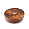 Ying & Yang - Mango Wood Incense & Cone Bowl Burner