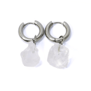 Clear Quartz Huggie Earrings – Clarity, Light, Elevation