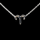 Aries Zodiac Silver Necklace
