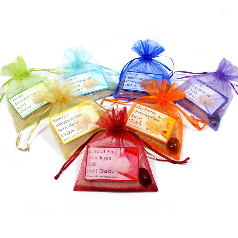 Crystal Infused Bath Salts - Chakra Variety Pack