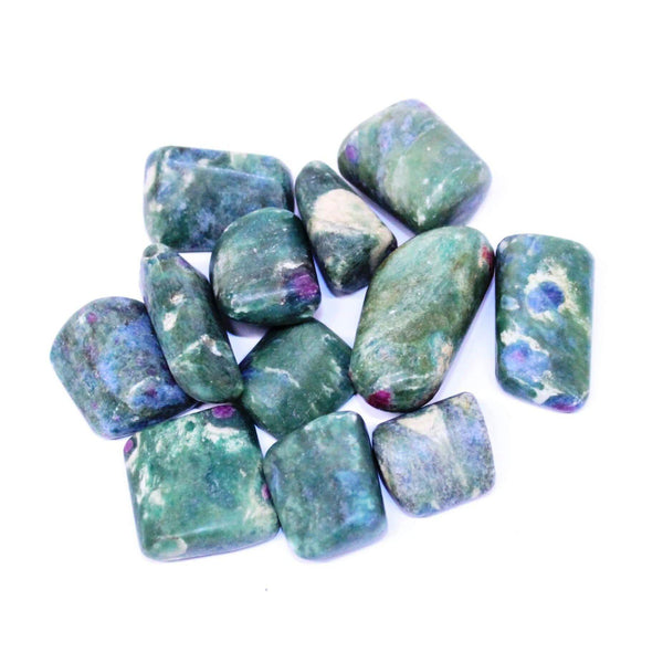 Ruby In Fuchsite Polished Tumblestone Healing Crystals