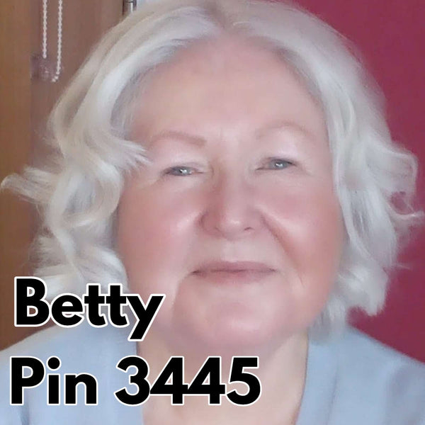 Betty - Psychic Telephone Reader Pin 3445