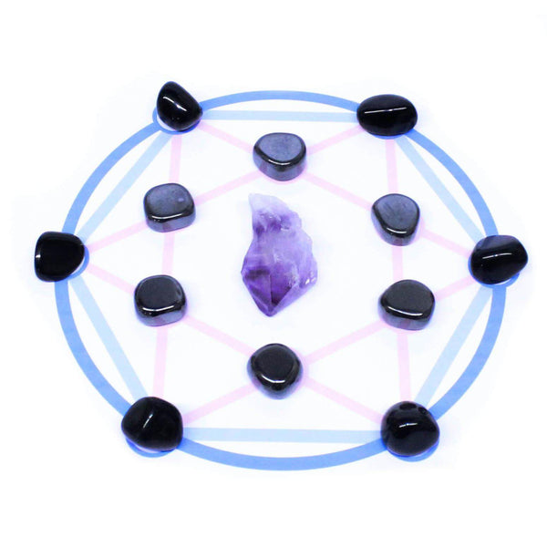 Protection Healing Crystal Grid Pack