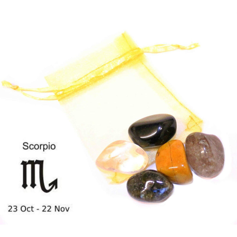 Scorpio - Sign Of The Zodiac Healing Crystal Pack