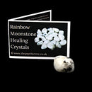 Rainbow Moonstone Polished Crystal & Guide Pack