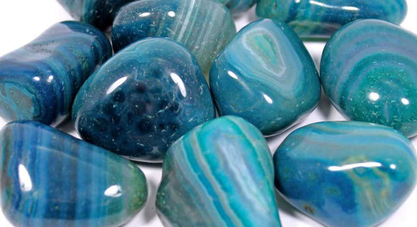 Teal Agate Healing Crystals