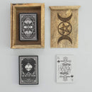 Mango Wood Oracle Card Box with Card Holder
