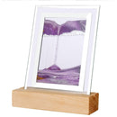 Moodscape Wooden Base Purple Sand Picture