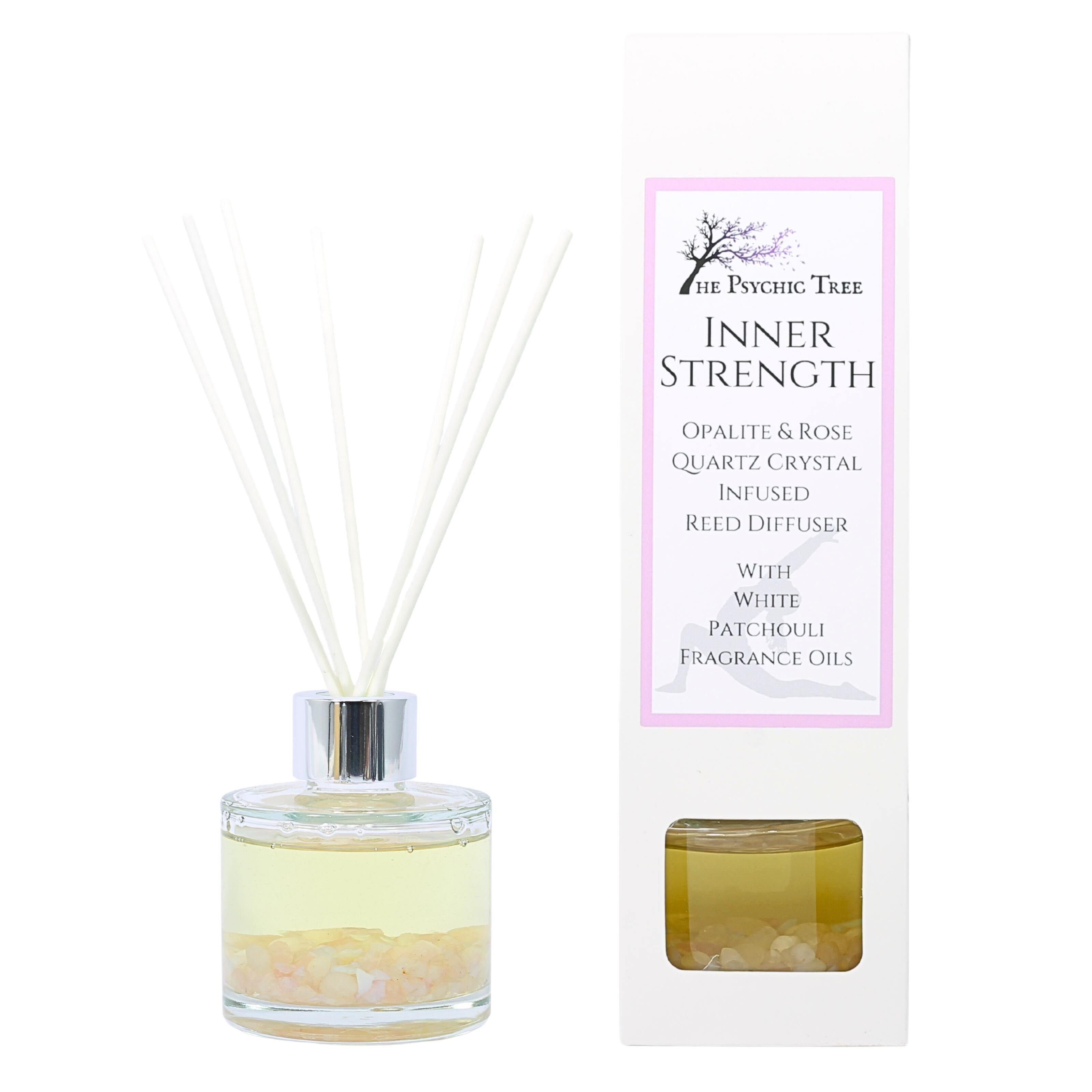 Inner Cap Reed Diffuser Side View Inner Strength - Crystal Infused Reed Diffuser