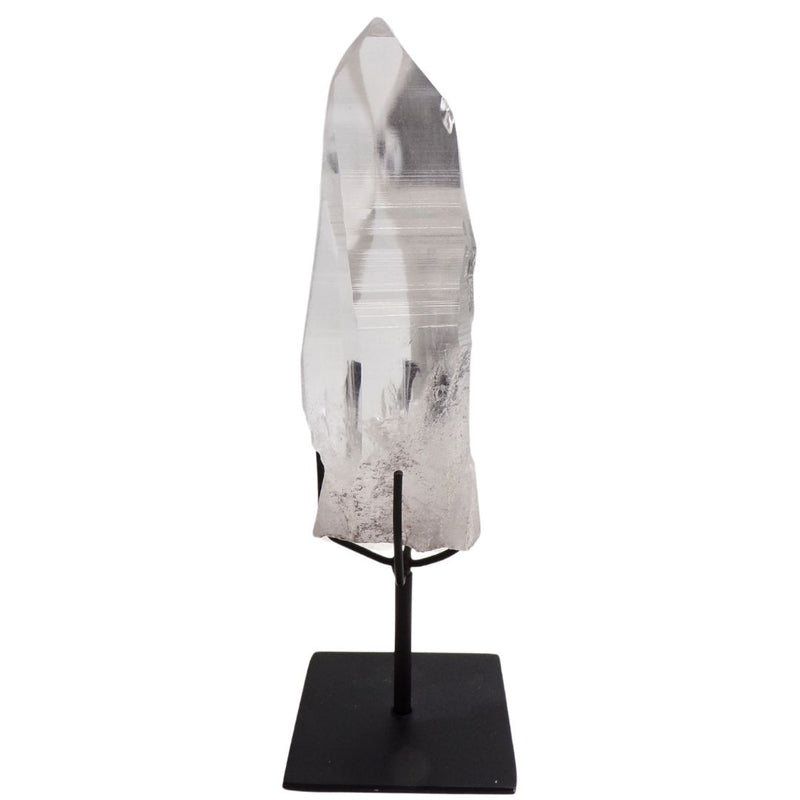 A-Grade Lemurian Quartz Point on Stand (365g)