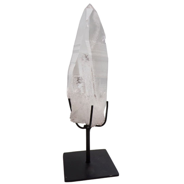 A-Grade Lemurian Quartz Point on Stand (365g)