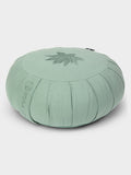 Yoga Studio GOTS Organic Cotton Round Lotus Zafu Buckwheat Cushion