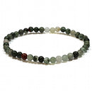African Bloodstone - 4mm Beaded Bracelet