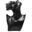 Amethyst - 4mm Beaded Necklace