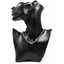 Amethyst - 4mm Beaded Necklace