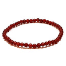 Carnelian - 4mm Beaded Bracelet
