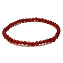 Carnelian - 4mm Beaded Bracelet