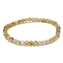Citrine - 4mm Beaded Bracelet