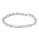 Clear Quartz - 4mm Beaded Bracelet