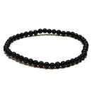 Black Onyx - 4mm Beaded Bracelet