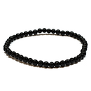 Black Onyx - 4mm Beaded Bracelet