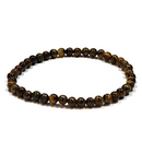 Gold Tigers Eye - 4mm Beaded Bracelet
