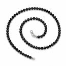 Black Obsidian - 4mm Beaded Necklace