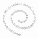 Clear Quartz - 4mm Beaded Necklace