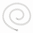 Clear Quartz - 4mm Beaded Necklace