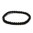 Lava Stone - 4mm Beaded Bracelet