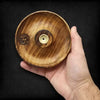 OM - Mango Wood Incense & Cone Bowl Burner