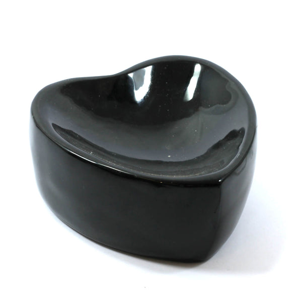Black Obsidian Heart Bowl (622g)