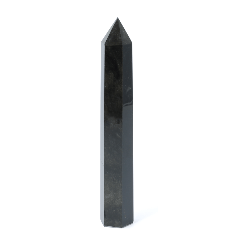 Golden Sheen Obsidian Point (310g)
