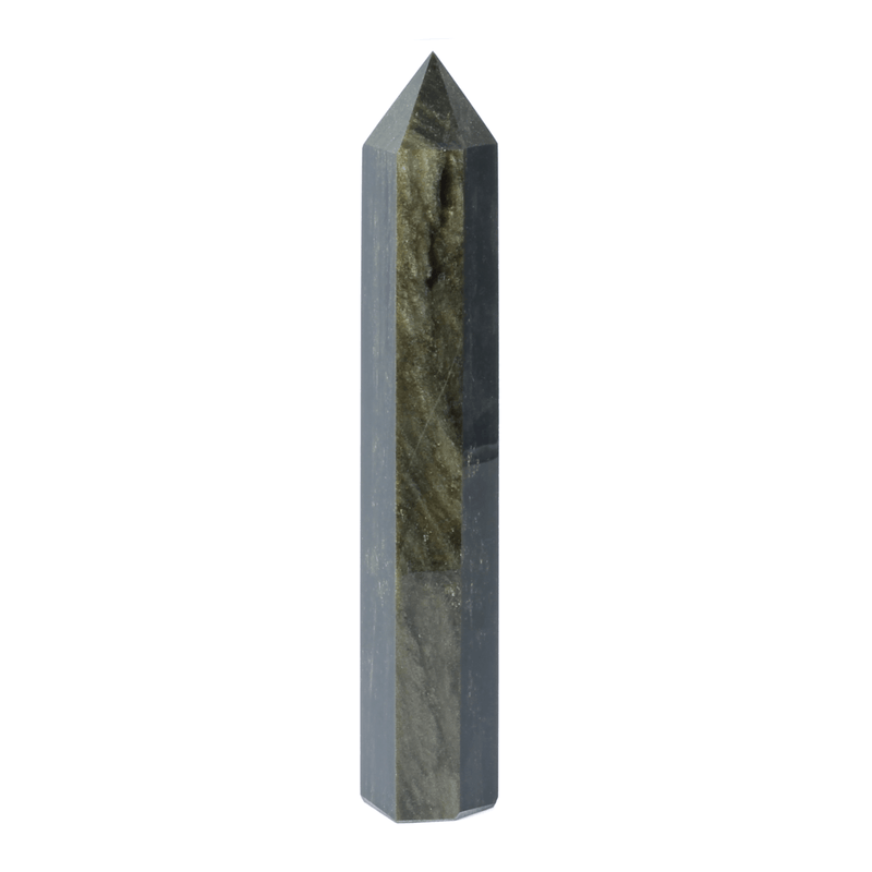 Golden Sheen Obsidian Point (547g)