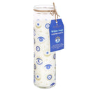 All Seeing Evil Eye White Sage Tube Candle for Protection