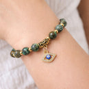 Protection & Growth Evil Eye Bracelet - African Turquoise