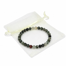 African Bloodstone - 4mm Beaded Bracelet