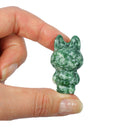 Labubu Aquatic Agate Crystal Carving – Ocean Calm & Playful Spirit