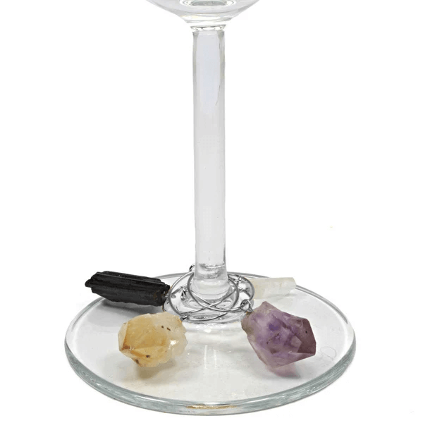 Crystal Wine Charms