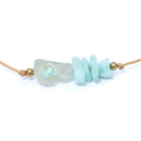 Amazonite Stone Chip Adjustable Bracelet