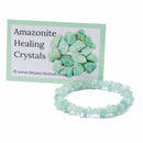 Amazonite Stone Chip Bracelet