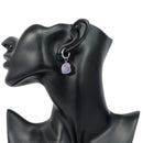 Amethyst Huggie Earrings – Intuition, Calm, Spiritual Connection