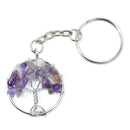 Amethyst Tree Of Life Keyring