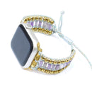 Amethyst Crystal Adjustable Apple Watch Strap