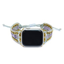 Amethyst Crystal Adjustable Apple Watch Strap