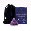 Crystal Buddha Gemstone Figurine - Amethyst