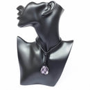 Amethyst Healing Crystal Holder Necklace for Emotional Calm and Spiritual Balance