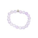 Peace & Positivity - Amethyst 3mm Crystal Bead Ring